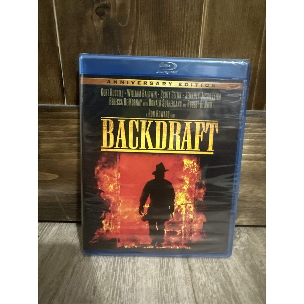 NEW Backdraft (Blu-ray, 1991) Anniversary Edition‎ Kurt Russel Robert De Niro